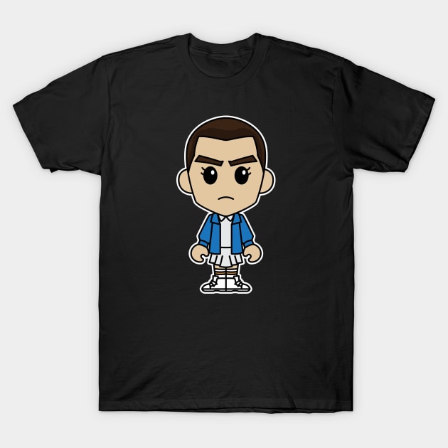 Chibi Eleven Stranger Things T-Shirt by Chibi Pops